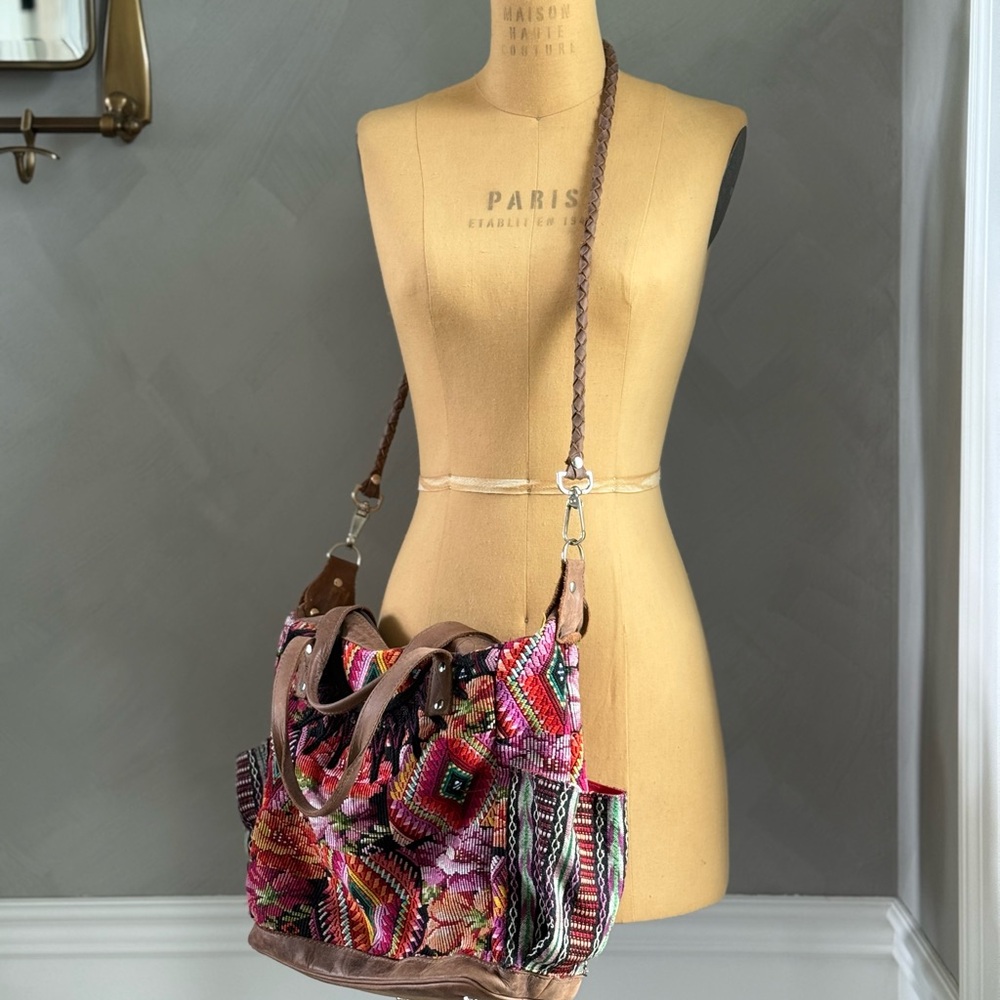 Nena & Co. Artisan One-of-a-kind Woven Shoulder Bag